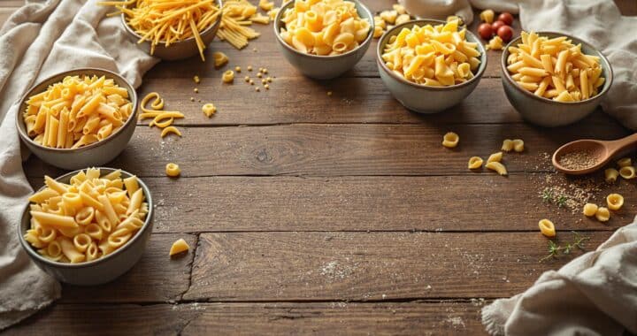 Types de pâtes top 7 à découvrir pour varier les repas au quotidien